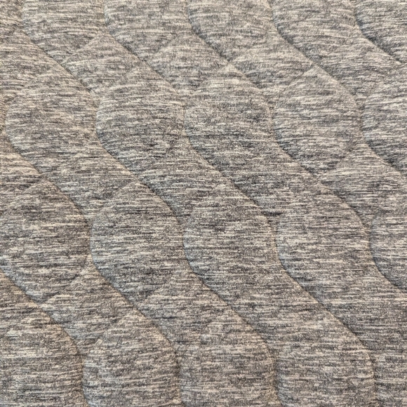 Banana Republic Quilted Brush Gray Heathered Zip Front Vest Pockets Men's Large - Picture 3 of 8